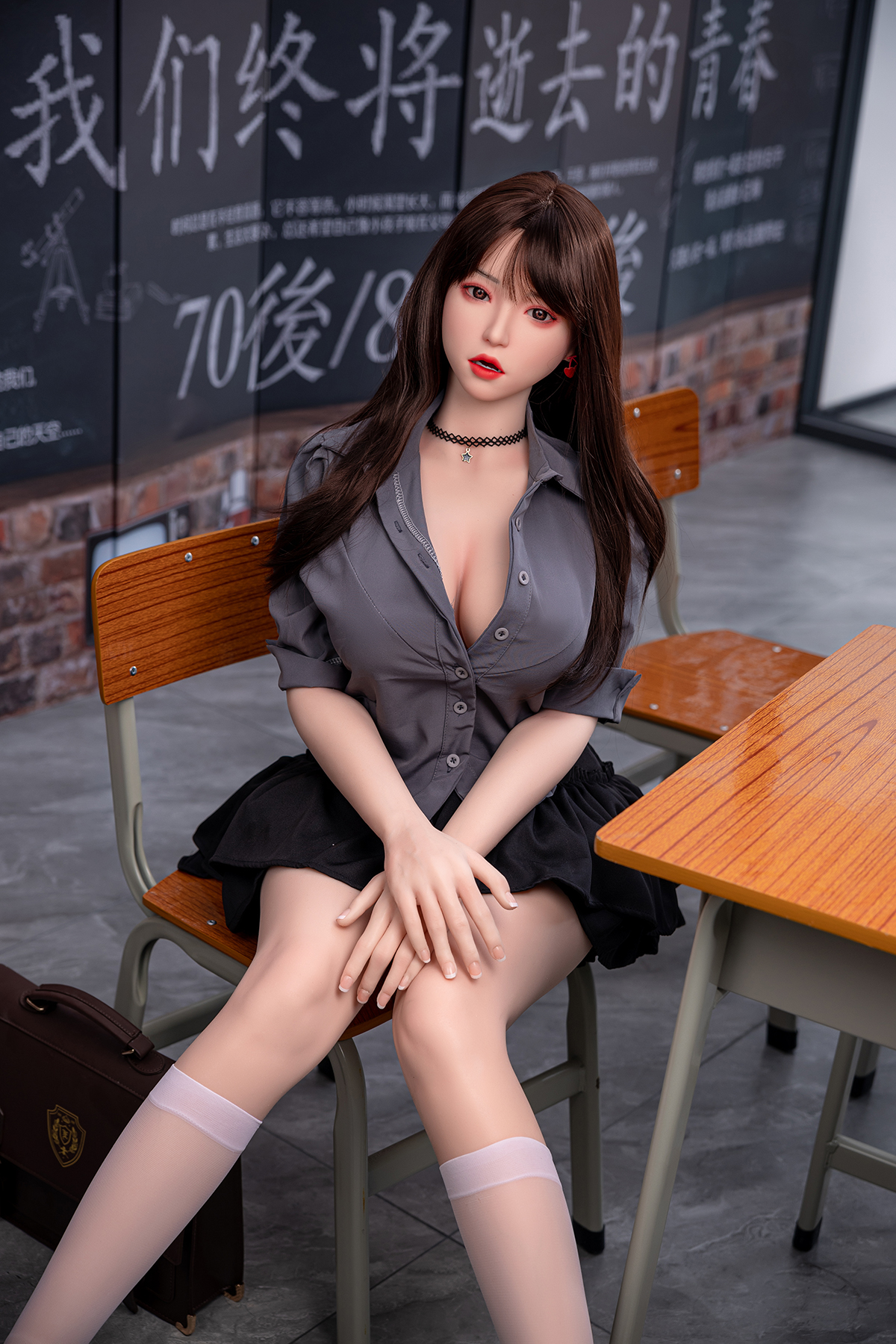 Orangein 158 см полностью силиконовая секс-кукла молодая студентка H5194 [индивидуальный заказ]