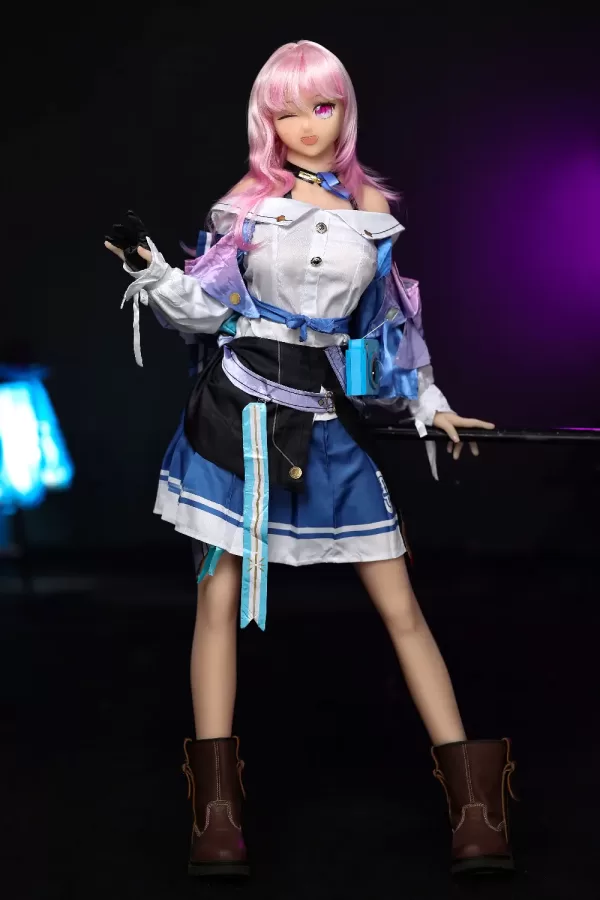 DimoDoll 148cm Anime Sex Doll Soft TPE Young Girl Big Breasts Pink Hair H5026[Доставка из Москвы]