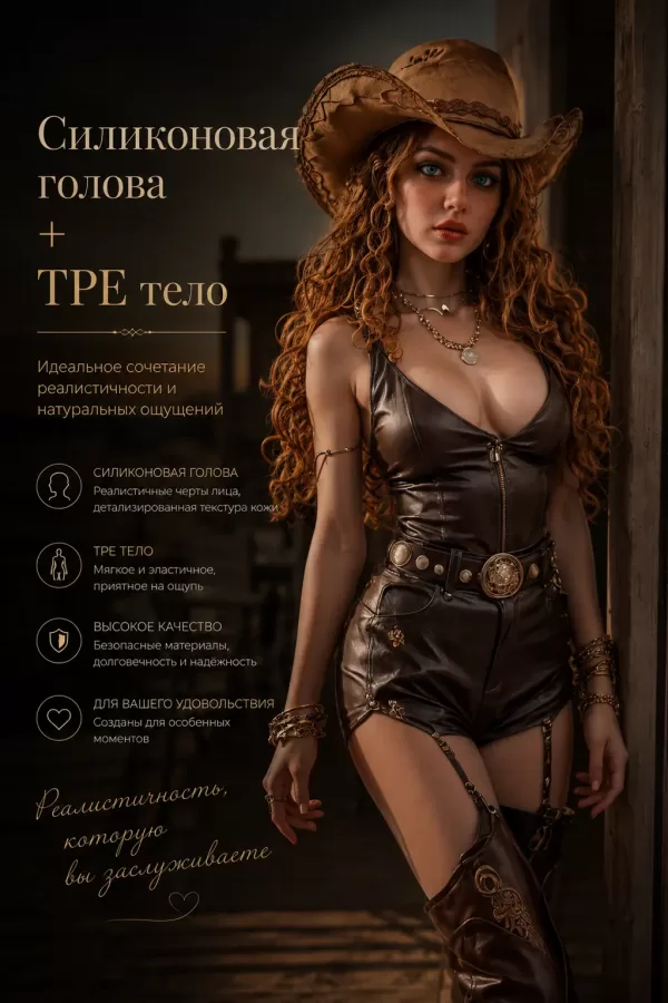 Силиконовая голова + TPE тело
