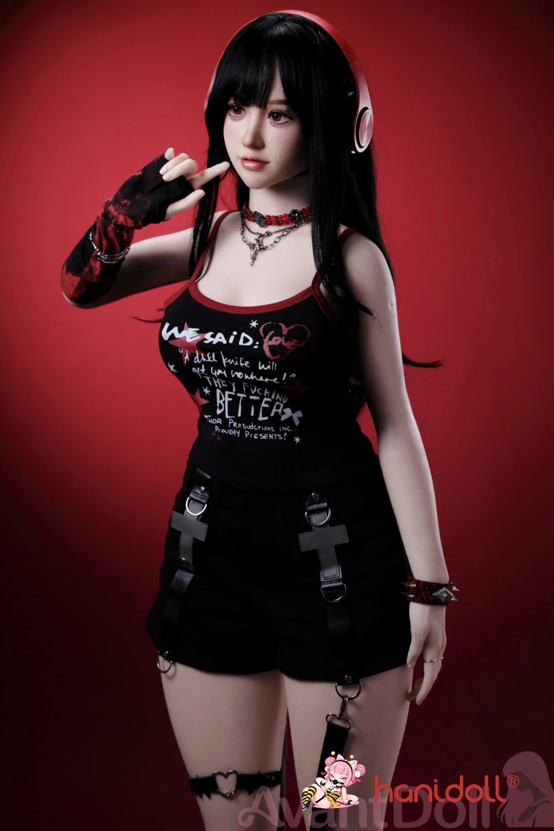 Avant Doll 165cm Готическая силиконовая секс-кукла с большой грудью H5227 [Индивидуальный заказ]